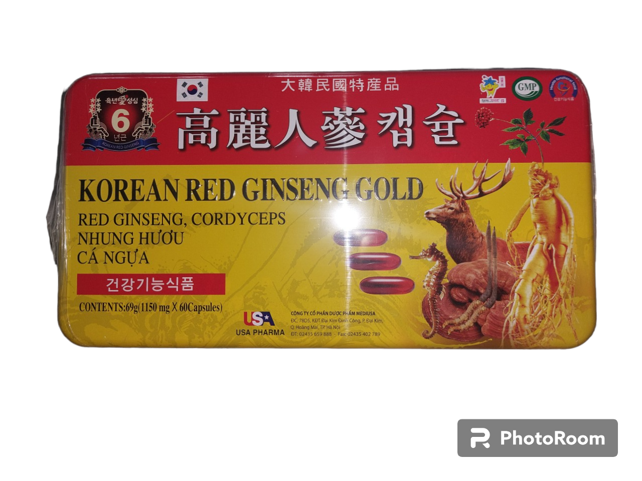 Viên hồng sâm Korean Red Ginseng Gold