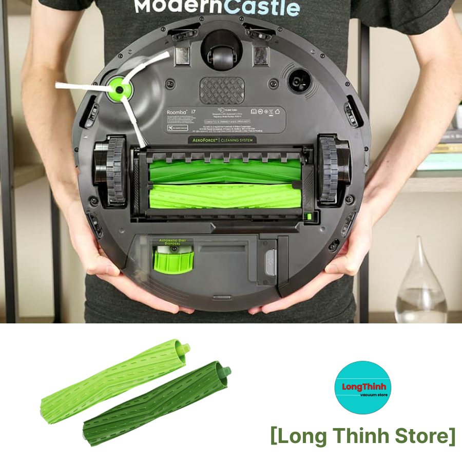 Chổi rulo cuốn rác robot hút bụi tự động irobot roomba e5 i3 i7