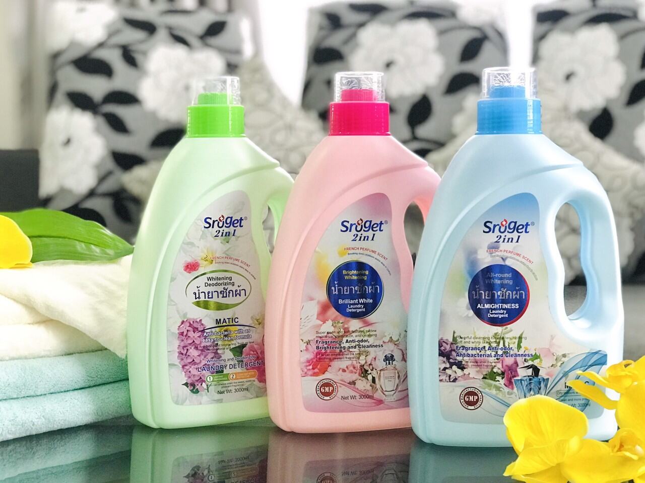 Nước giặt xả 2 in 1 SROGET 3000ml