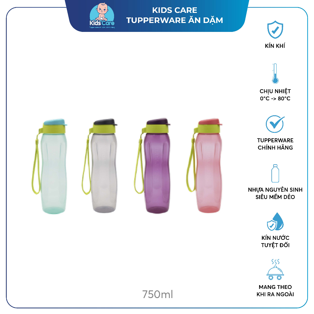 Bình Nước Tupperware Eco Bottle Gen II 750ml