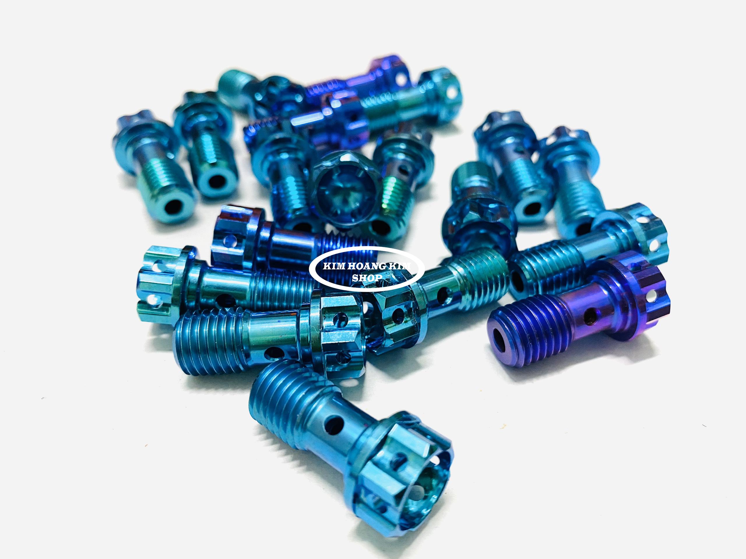 Ốc Dây Dầu Titan Gr5 kiểu đầu Salaya (Titan nguyên chất 100%)