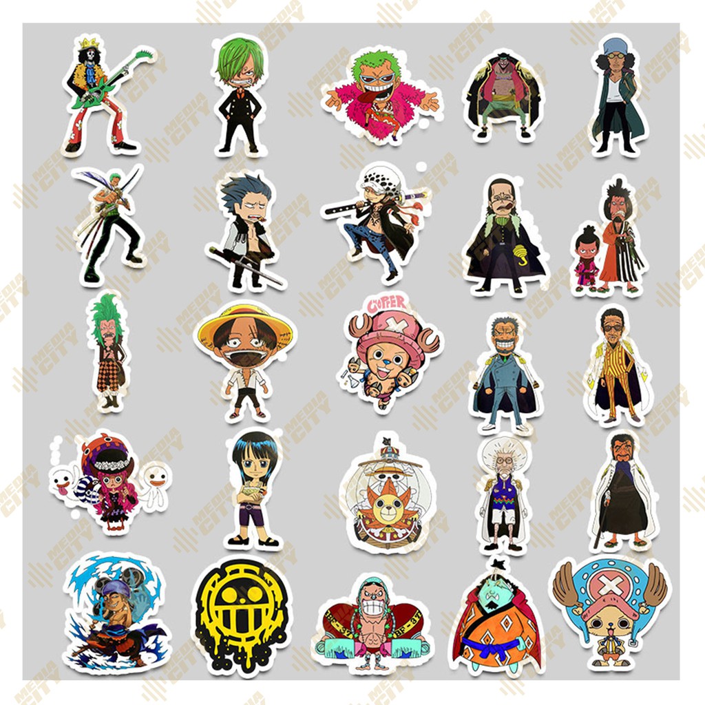 [] miếng dán One Piece 2021 graffiti One Piece hoạt hình dán vali