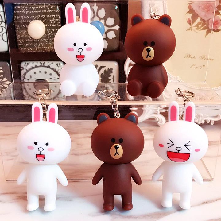 Móc khóa gấu nâu Brown siêu cute