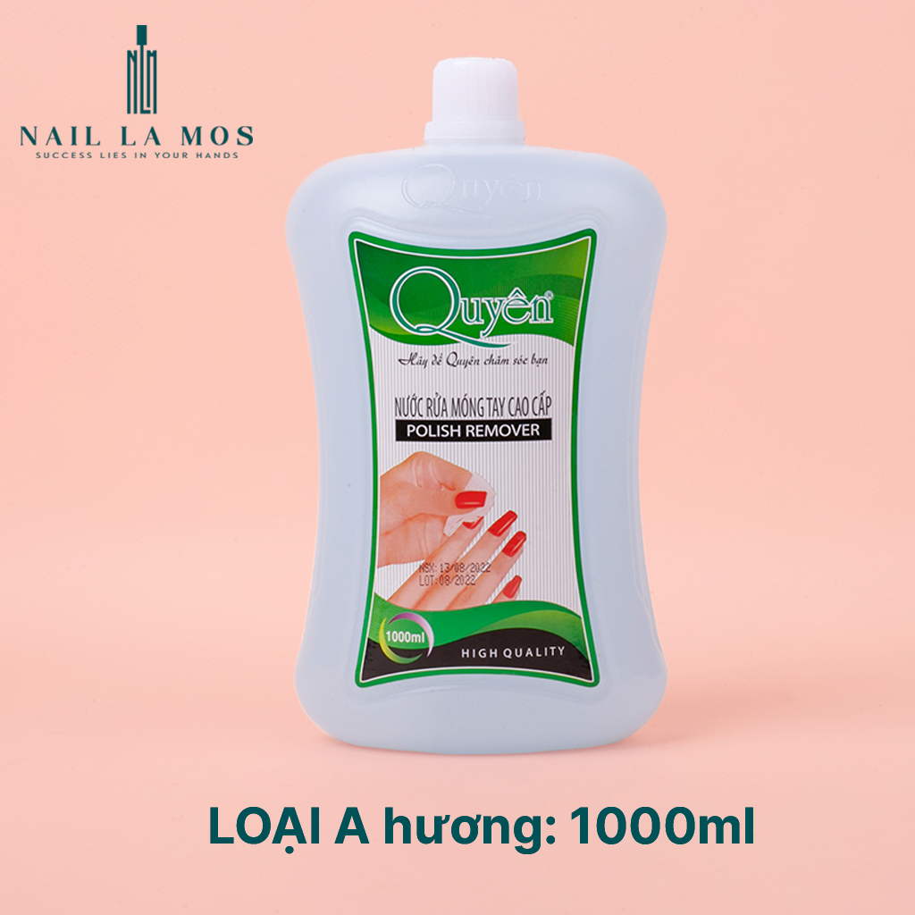 Nước rửa móng tay aceton Quyên chính hãng - Nước rửa loại tốt tẩy mạnh sạch nhanh mùi dễ chịu