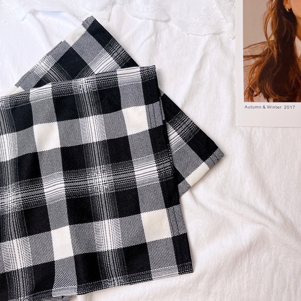 (≤70kg) Quần ống rộng kẻ sọc cho nữ, cạp cao, quần ống rộng ống suông, quần ống suông đa năng