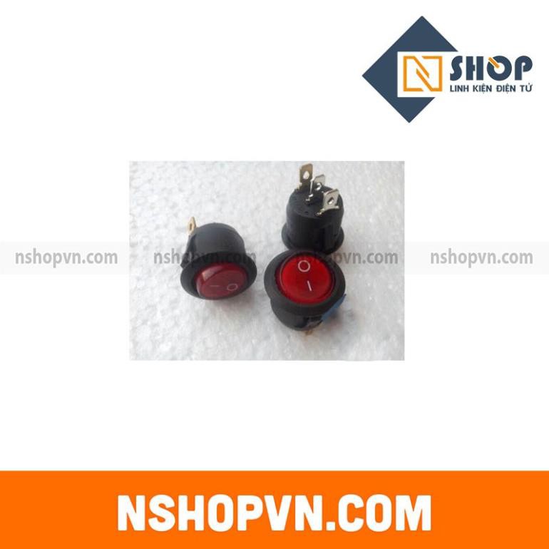 Công tắc tròn có đèn kcd1-105