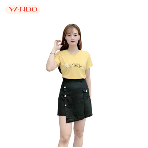 Áo Thun Nữ Thêu họa tiết - AT03