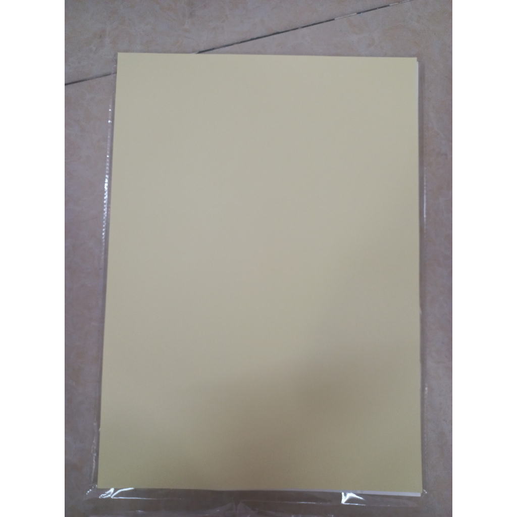 Giấy In Decal Đế Vàng In Tem Nhãn Khổ A3( 100 Tờ/Xấp)