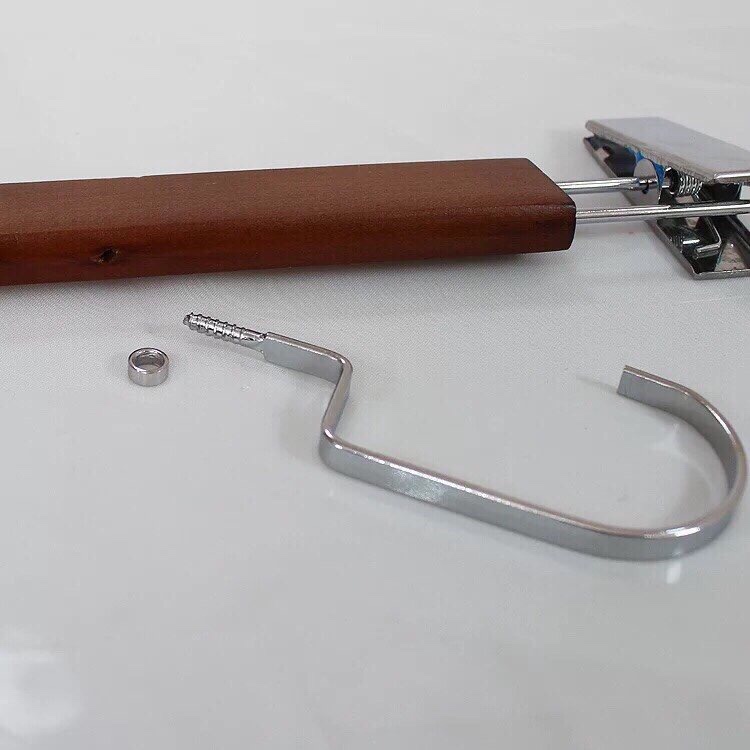 Móc Kẹp Gỗ Treo Quần Áo Cao Cấp 32cm ( Bộ 10 móc )