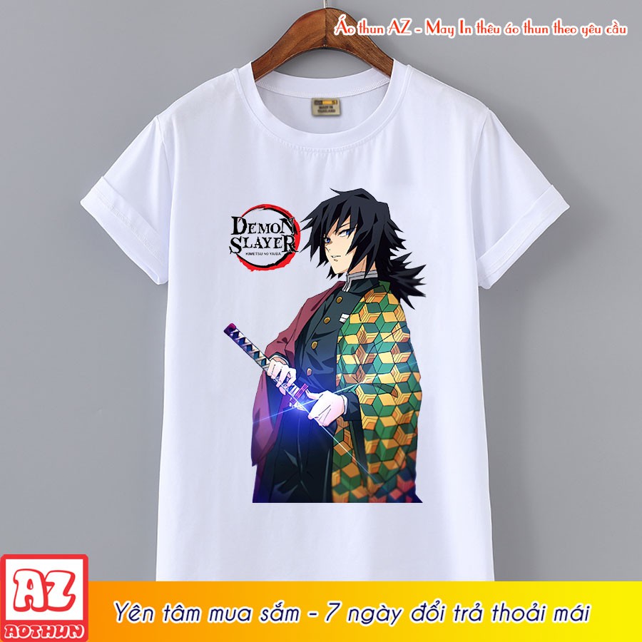 Áo thun anime kimetsu no yaiba demon slayer tomioka m2842