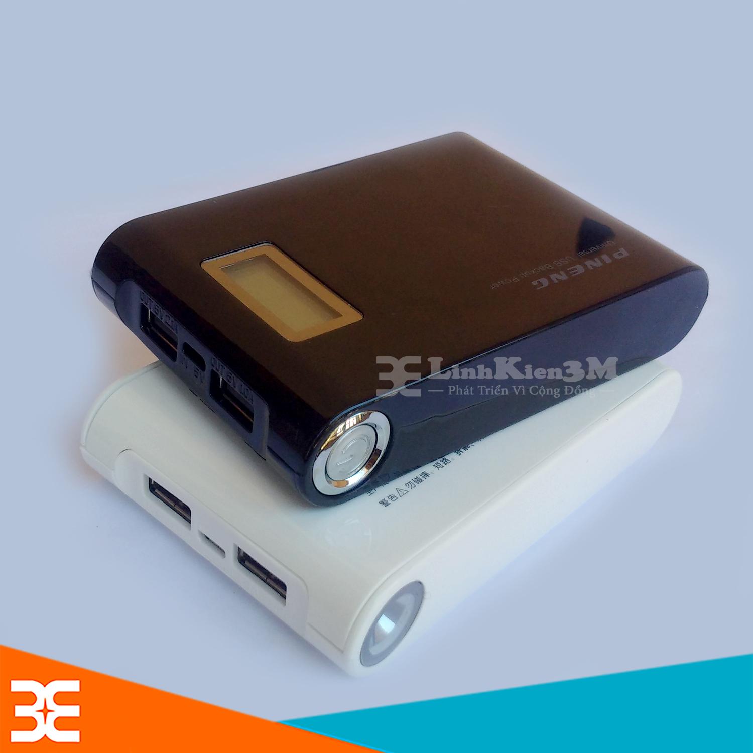Box Sạc Dự Phòng 4 Cell 1A/2A Có Màn Hình ( Chưa Gồm Pin - Không Có Lò Xo )