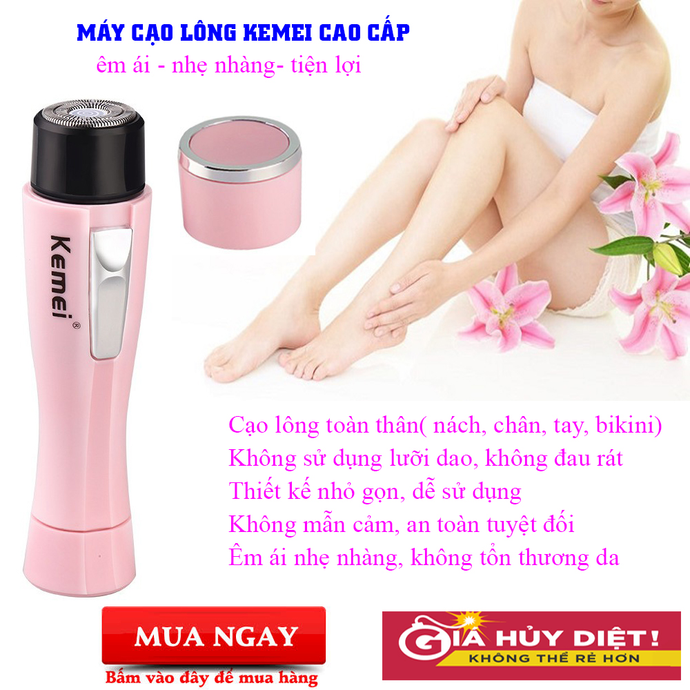 [HCM]Hướng Dẫn Cạo Lông , Máy Nhổ Lông Nách Máy cạo râu Mini. Tẩy Lông Vùng Kín An Toàn Cho Da Không Gây Đau Rát Máy Cạo Sạch Lông Nách Lông  Bikini.