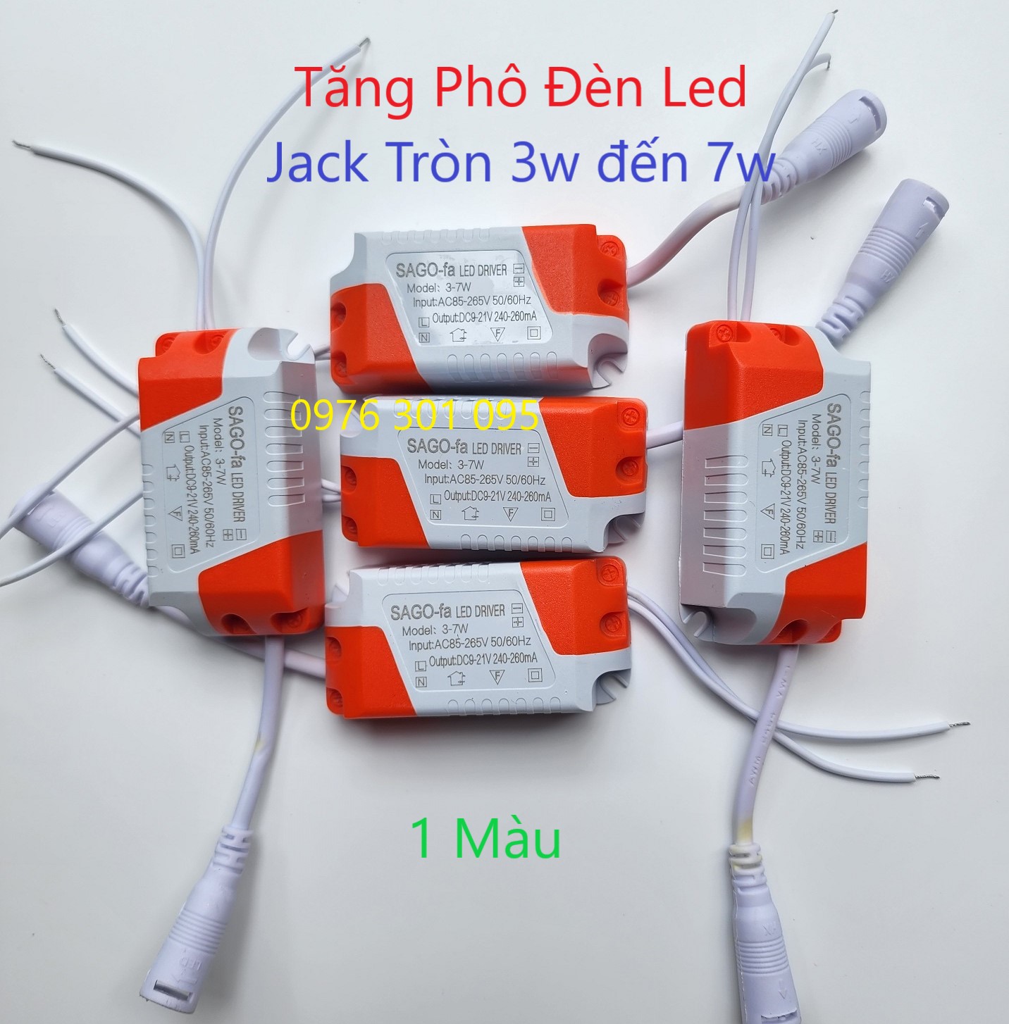 10 Tăng phô đèn led âm trần và ốp trần 4w đến 7w [Drivier]