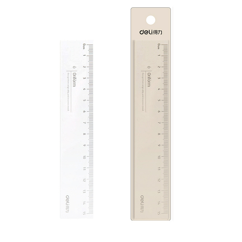 Thước kẻ deli trong suốt 15cm - mã 71971