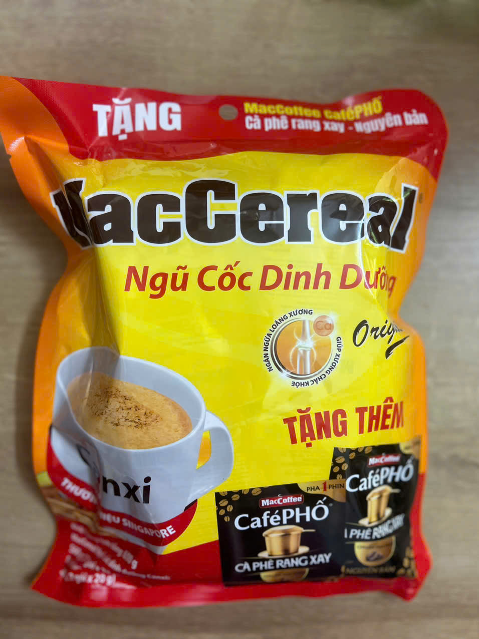 Ngũ cốc dinh dưỡng MacCereal 560g (20 Gói) - Hàng tách khuyến mãi có dính keo