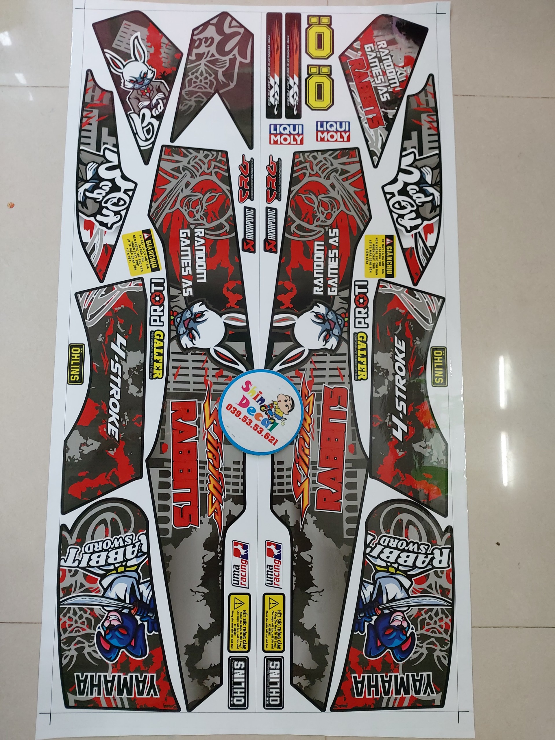 Tem rời sirius thỏ cầm kiếm