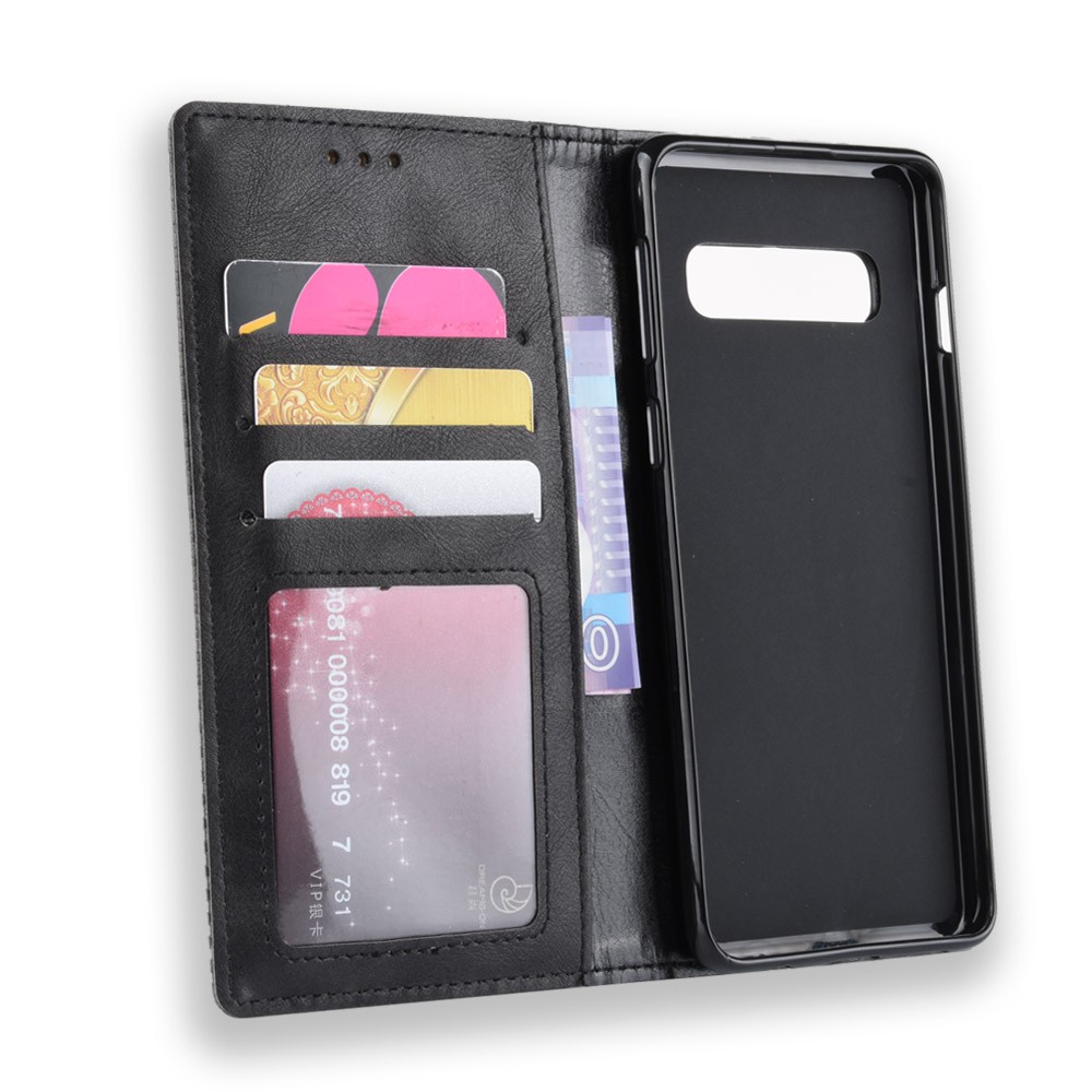 Bao da dạng ví Samsung S10 Plus Leather Luxury