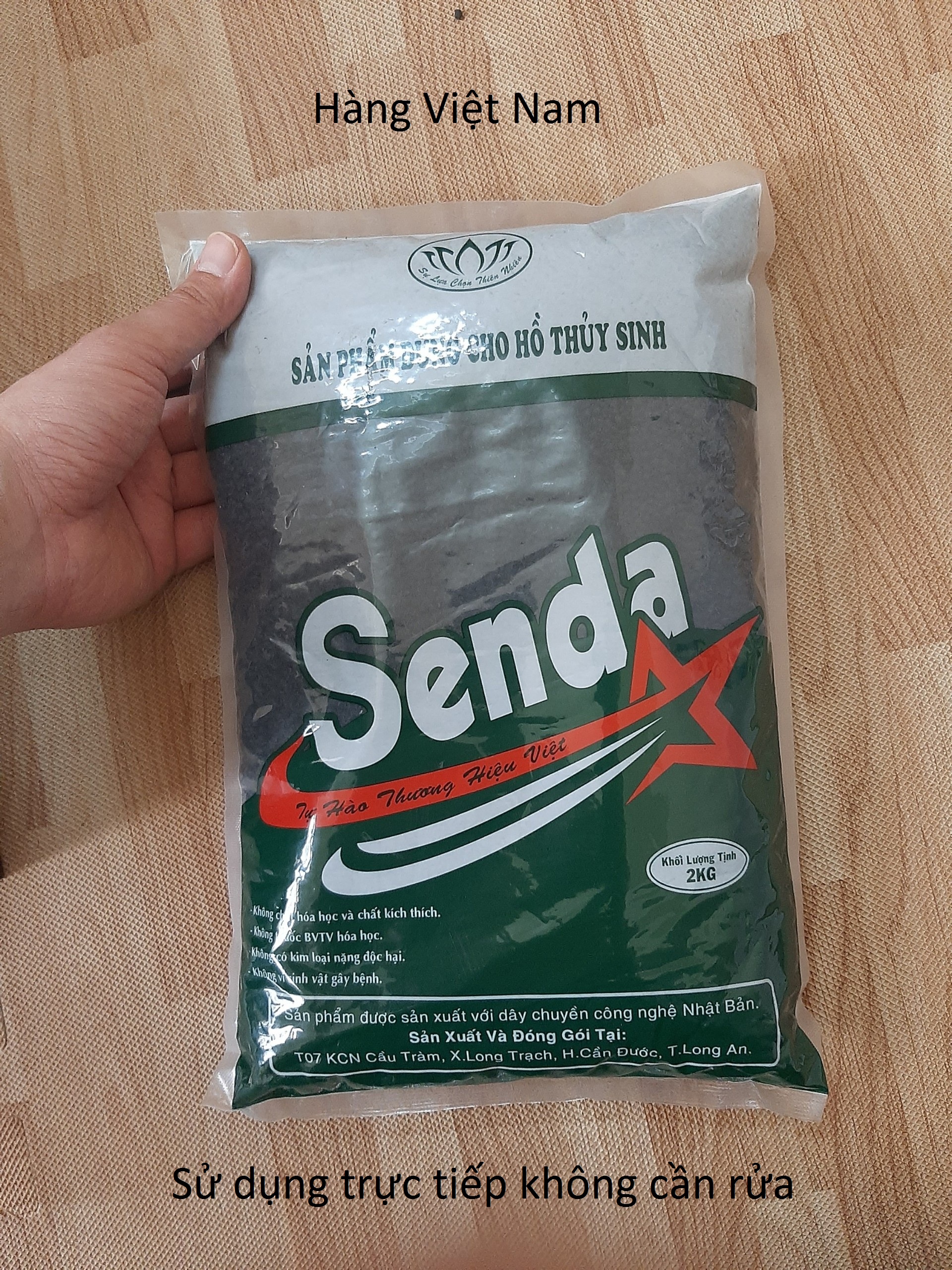 Phân nền  trồng cây thủy sinh Senda cho bể cá cảnh