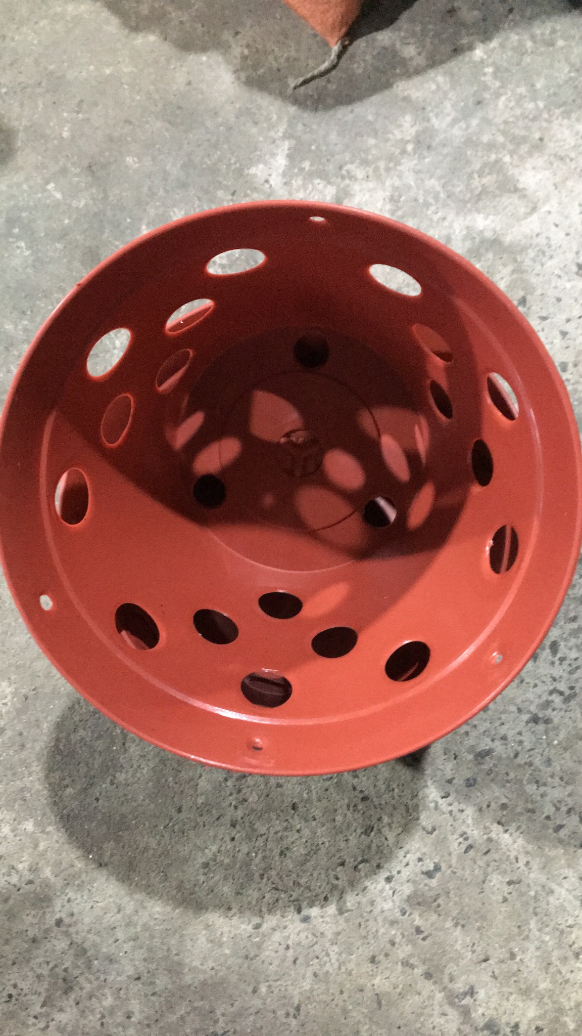 Combo 20 chậu nhựa giả đất phi 15 màu cam