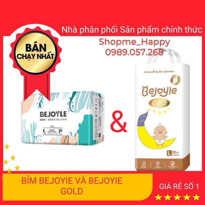 Babyzone 34 Bỉm Bejoyie Mẫu Mới Dán/Quần Nội Địa Trung Cao Cấp Size S120-M96-L90-XL78-XXL66