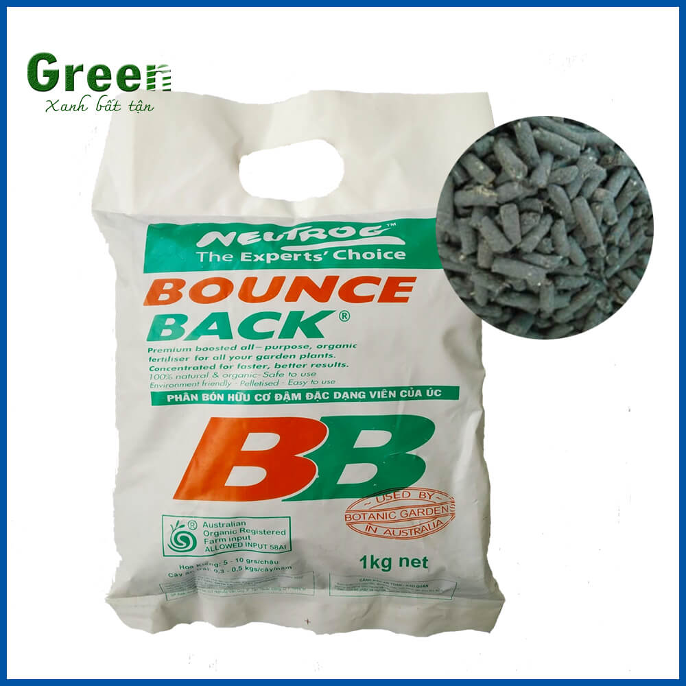 PHÂN HỮU CƠ ĐẬM ĐẶC BOUNCE BACK gói 1kg
