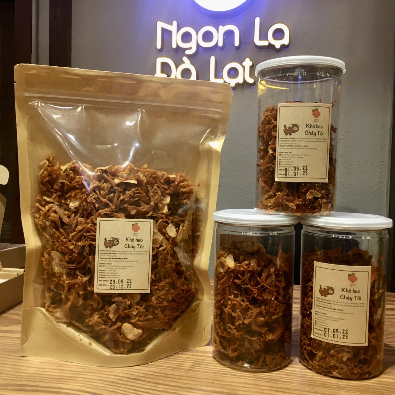 Khô heo cháy tỏi, Đặc Sản Ngon Lạ Đà Lạt