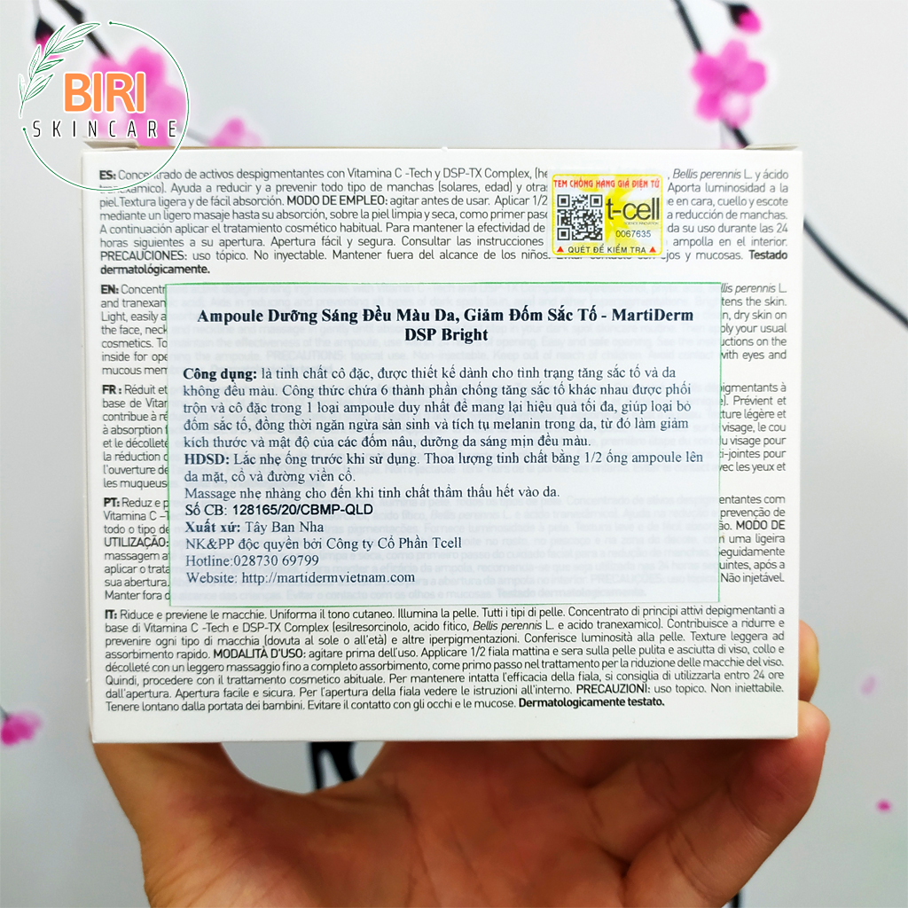 [MARTIDERM] Tinh chất làm sáng da, mờ thâm MartiDerm Pigment Zero DSP Bright