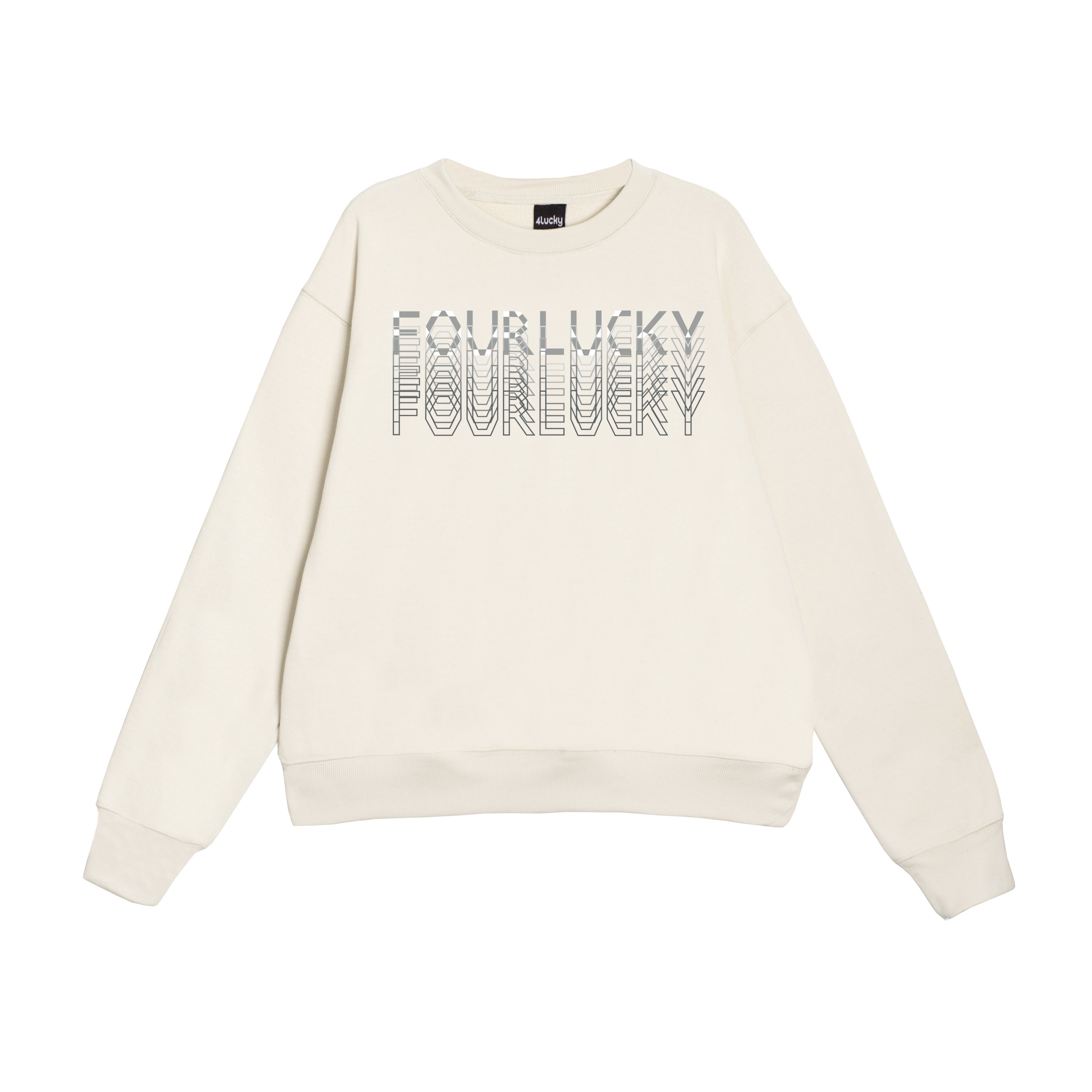 Áo sweater basic 6112 4lucky, form rộng dày dặn ấm áp