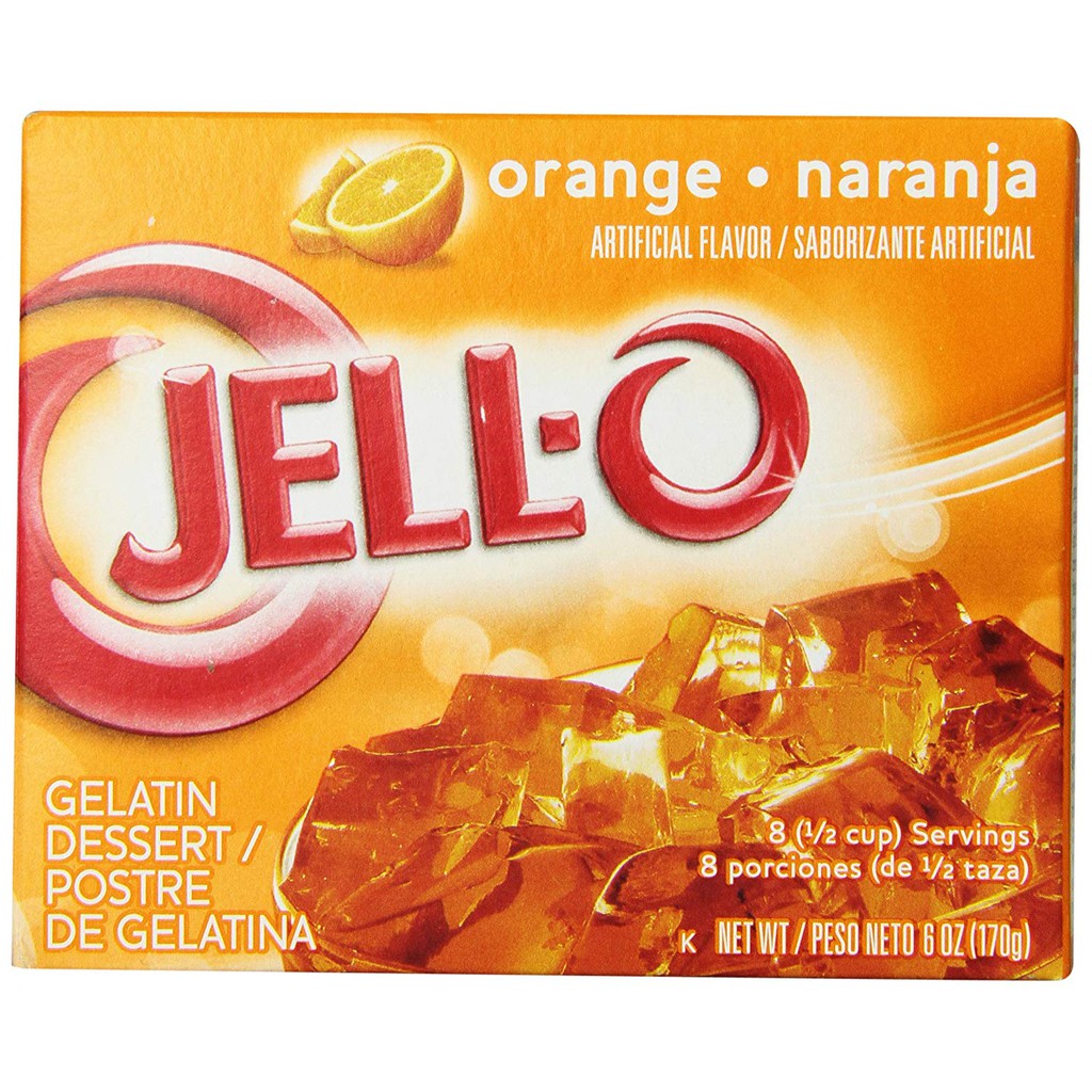 Bột râu câu cam jell - o gelatin orange dessert - xuất xứ mỹ 170g