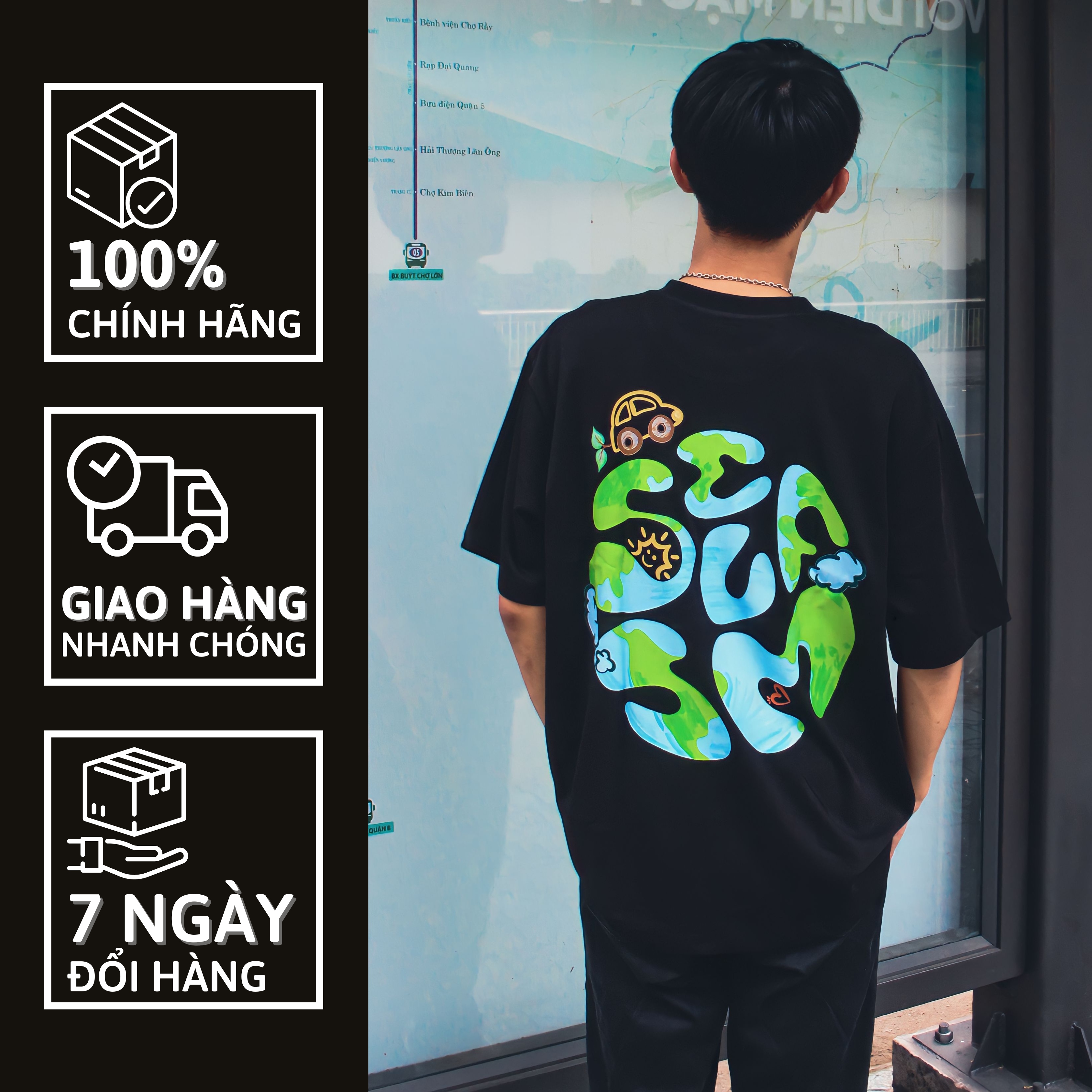 Áo thun unisex Earth Day