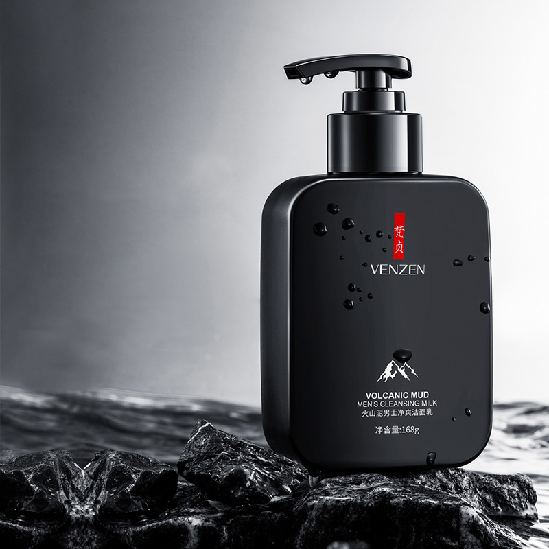 Sữa rửa mặt dành cho nam giới từ bùn núi lửa Venzen Volcanic Mud Cleansing 168g