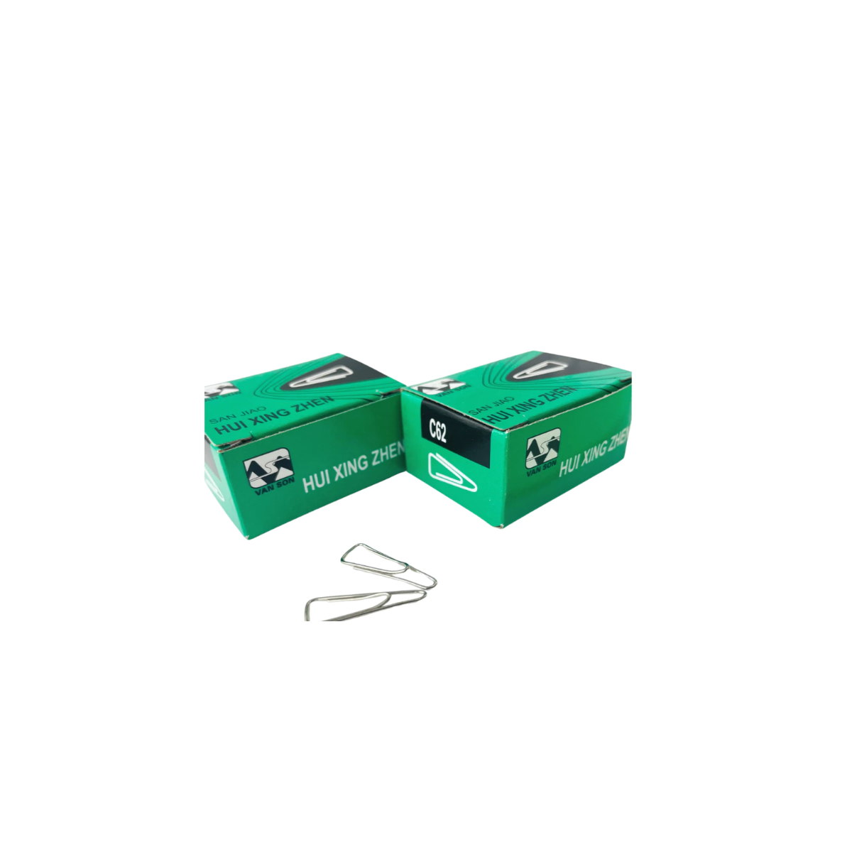 Kim Kẹp Giấy Đầu Tam Giác C62 Hộp 10 Hộp Nhỏ