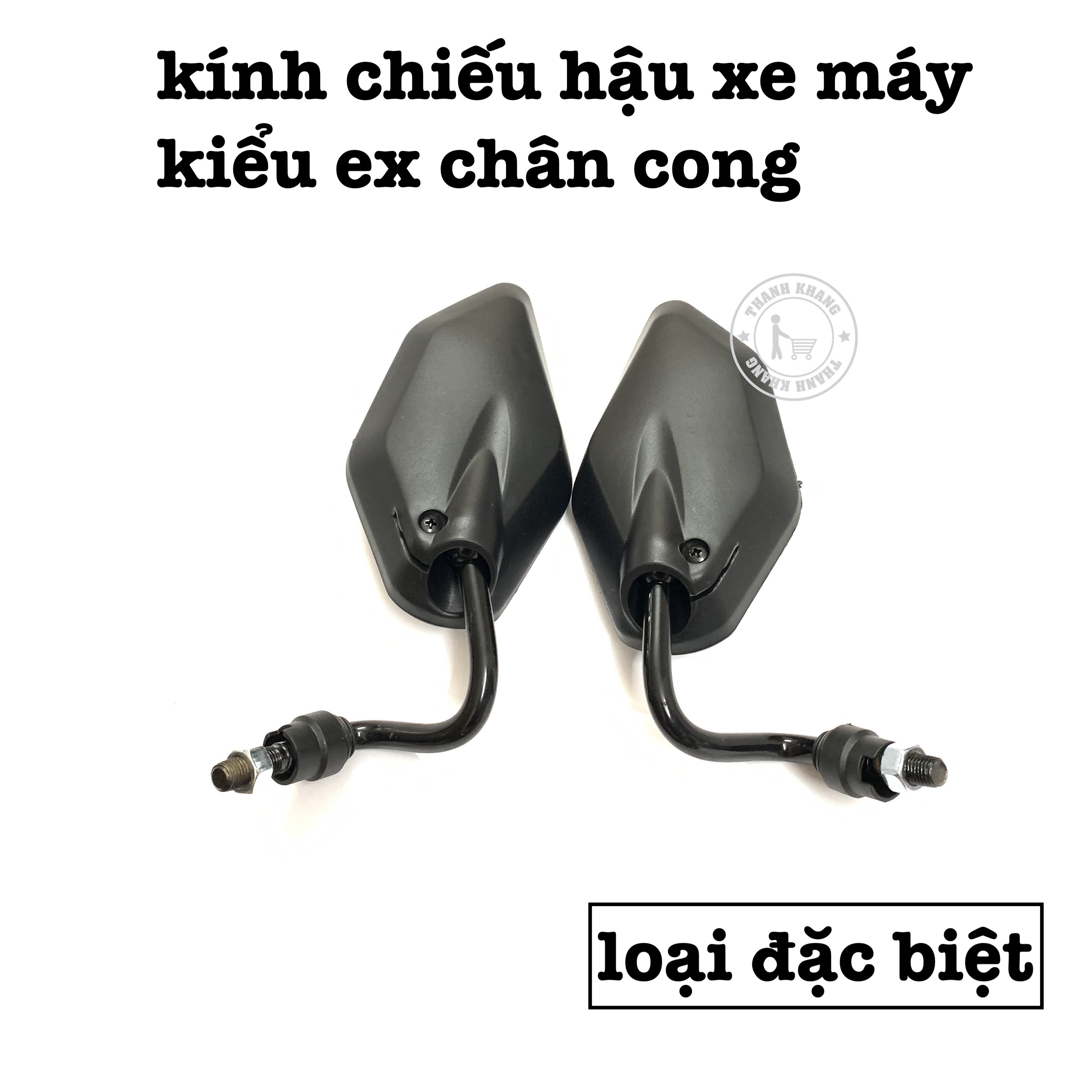 [HCM]Kính chiếu hậu exciter chân cong dành cho mọi loại xe thanh khang