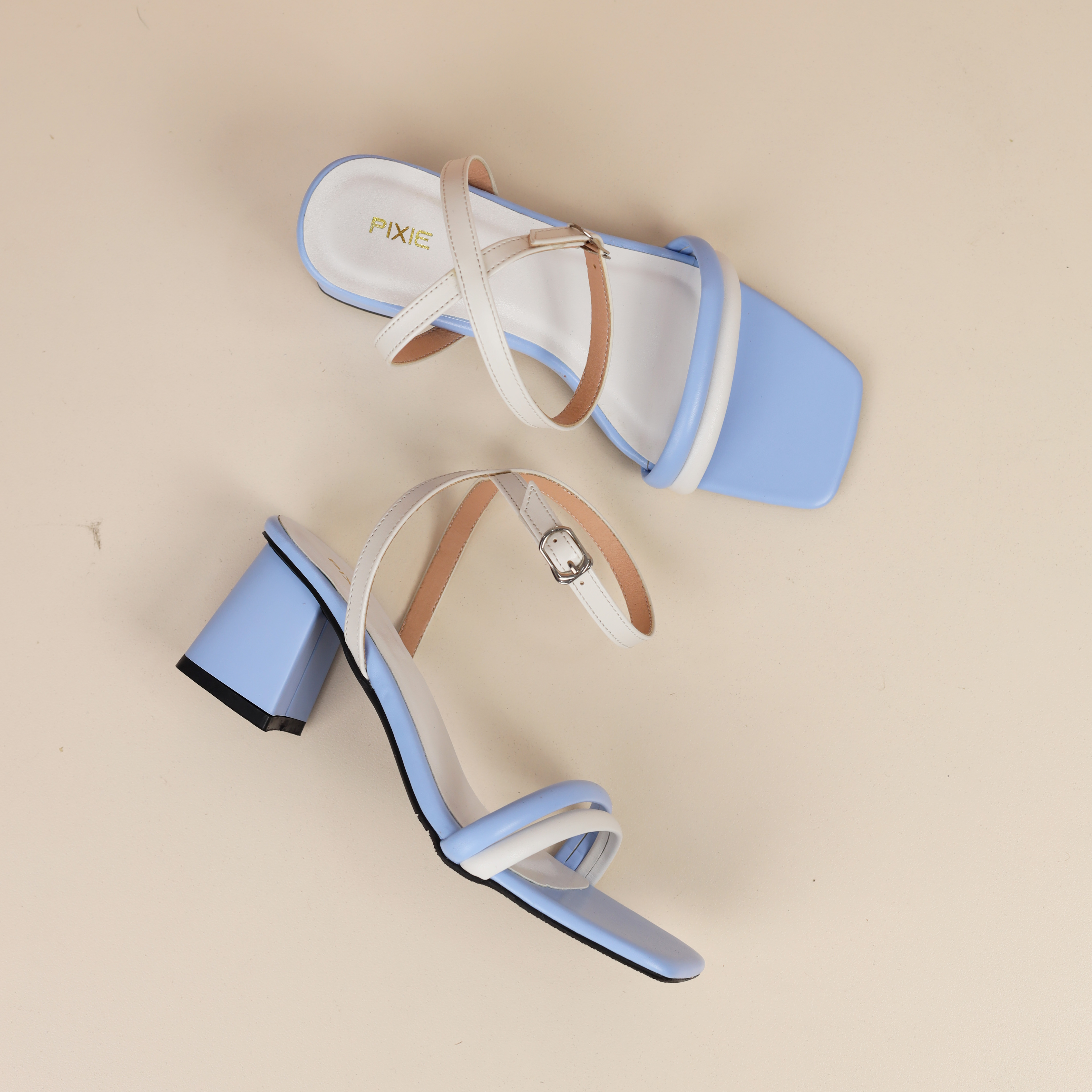 Giày Sandal Cao Gót 5cm Quai Chần Chỉ Pixie H295