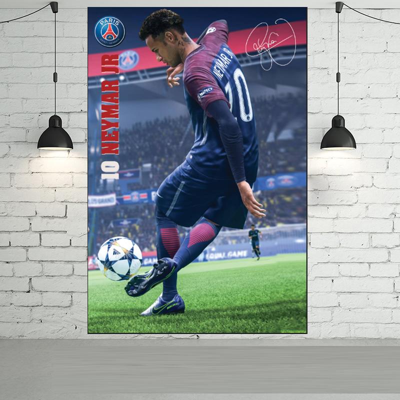 Decal dán tường cầu thủ bóng đá