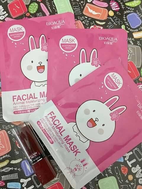 [HCM]Combo 5 Miếng Mặt Nạ Gấu Thỏ Vịt Bioaqua