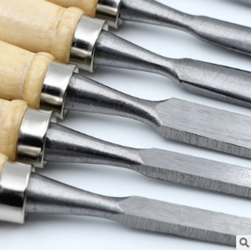 Bộ đục gỗ 12 món - Dụng cụ điêu khắc gỗ