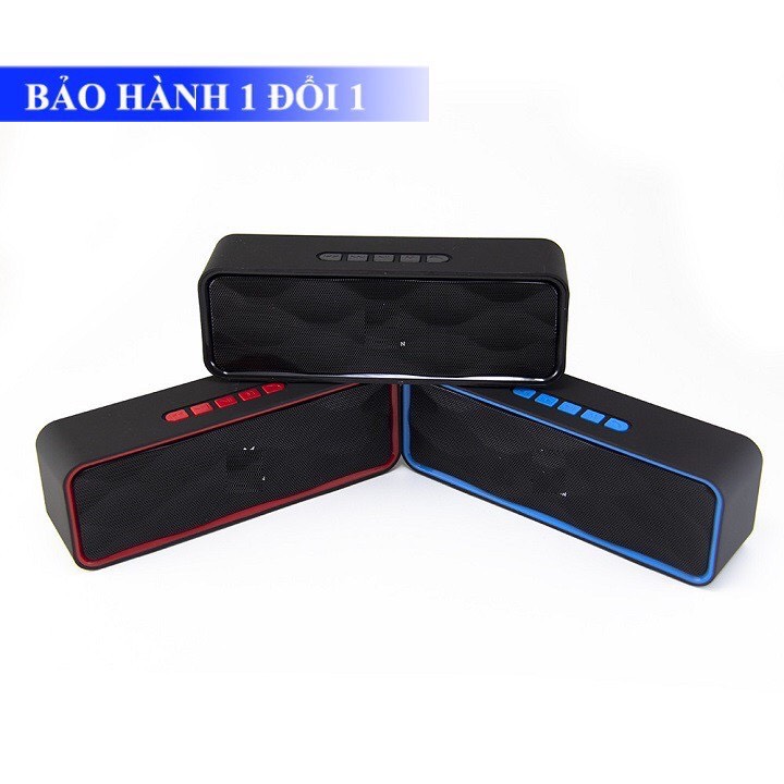 Loa nghe nhạc bluetooth SC211 - Có đài FM, Khe cắm thẻ nhớ nhạc loa bluetooth tiện dụng
