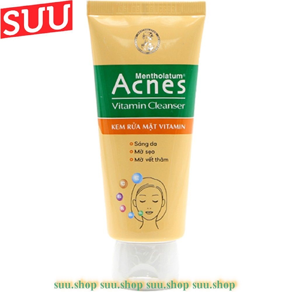 Sữa Rửa Mặt Nữ 100G Acnes Vitamin Cleanser