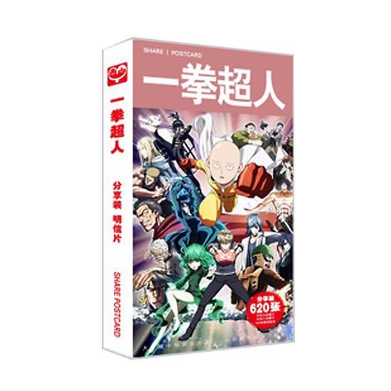 Hộp ảnh Postcard One punch Man cú đấm hủy diệt bộ ảnh có ảnh dán lomo postcard bưu thiếp