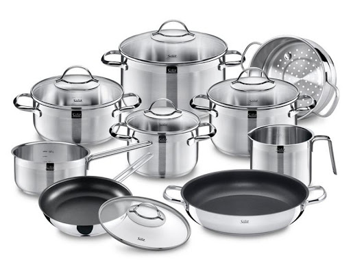 [Trả góp 0%] Bộ nồi SILIT Achat 10 món