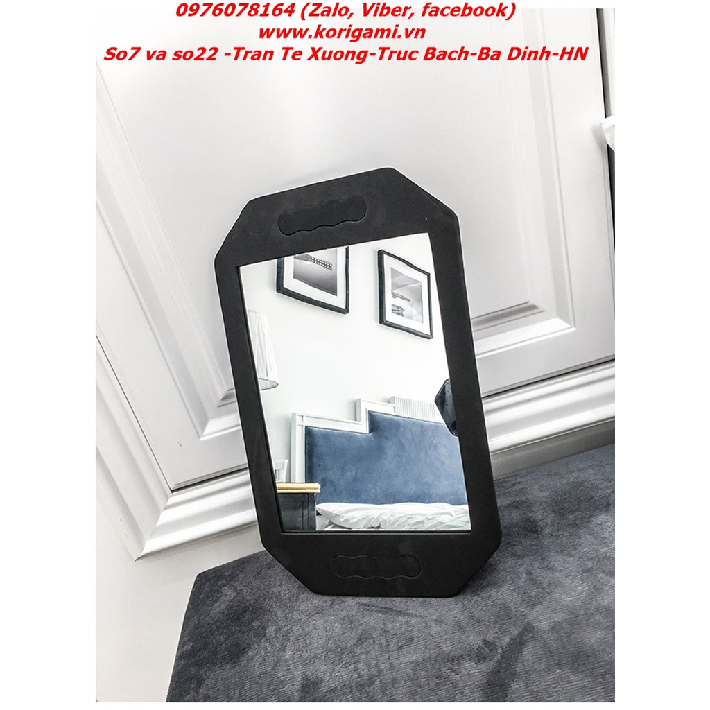 Gương soi gáy cho barbershop salon tóc