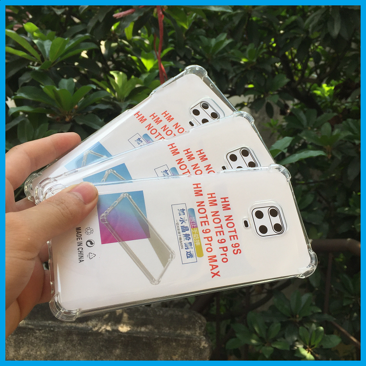 Ốp lưng Xiaomi Redmi Note 9S / Note 9 Pro / Note 9 Pro Max Silicon chống sốc 4 góc