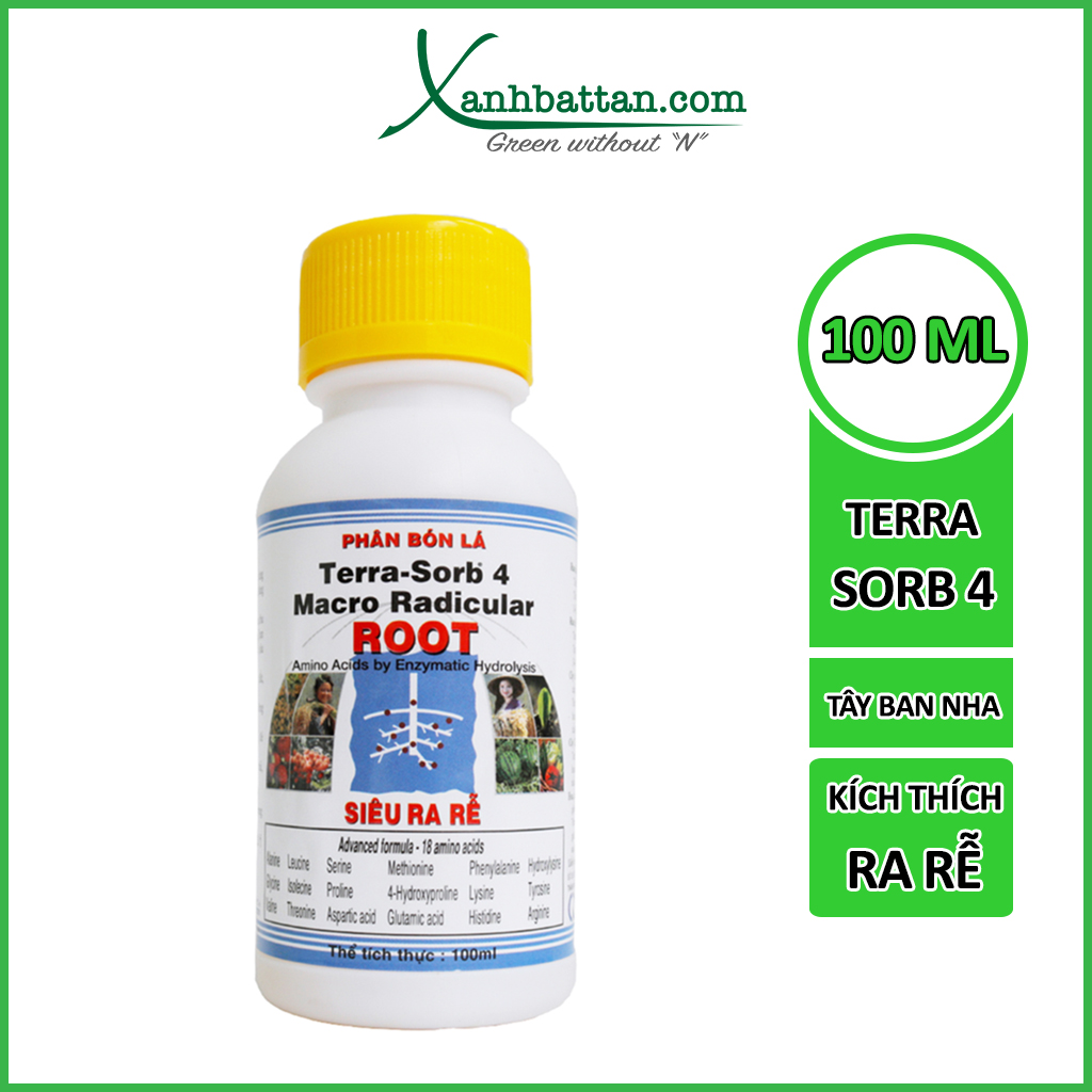 Kích rễ lan terra sorb 4 root chai 100 ml