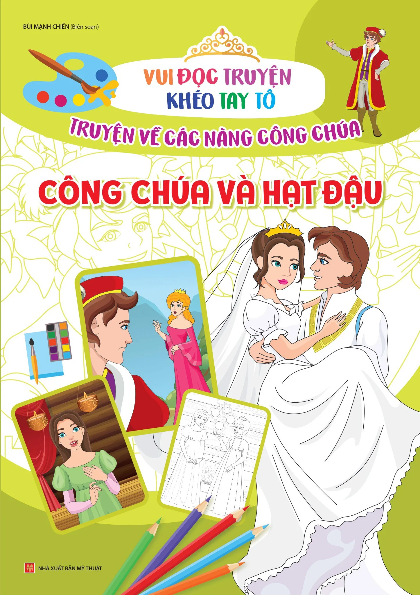 Sách: vui đọc truyện, khéo tay tô - truyện cổ tích về các nàng công chúa: công chúa và hạt đậu