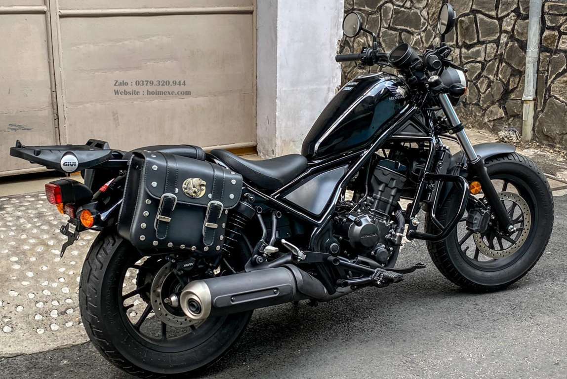 Cặp túi da honda rebel 300/ 500