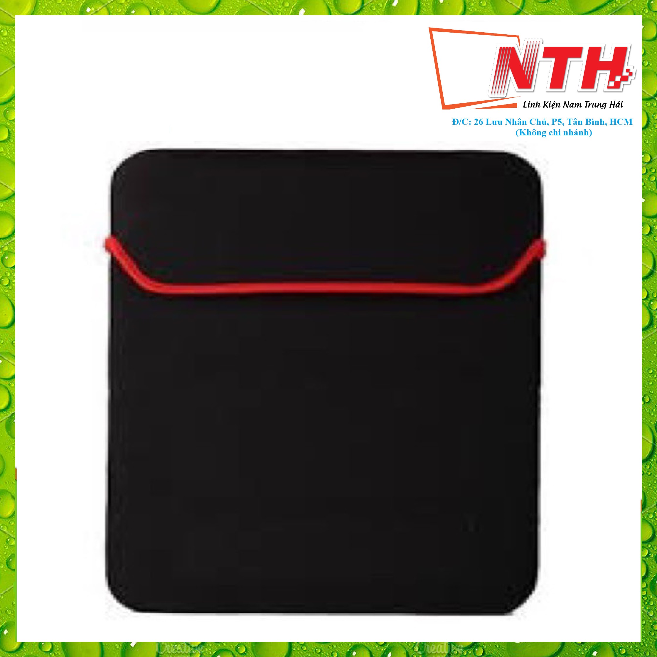 Túi chống sốc sọc đỏ 14"