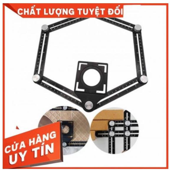 Thước Đo 6 Góc Gấp Kiêm Định Vị Đa Năng