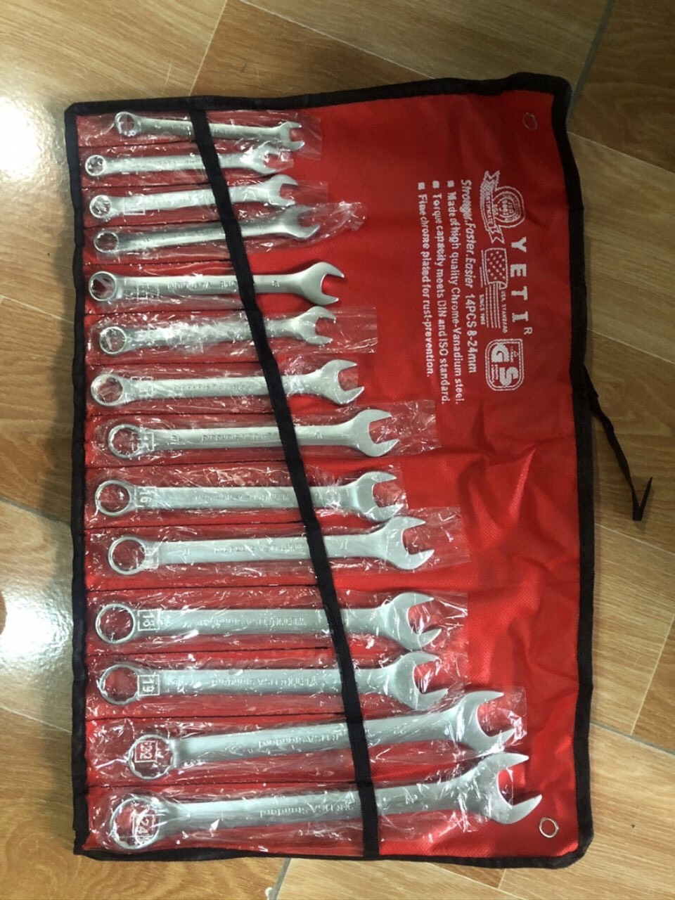 Bộ cờ lê yett 14 chi tiết 8-24