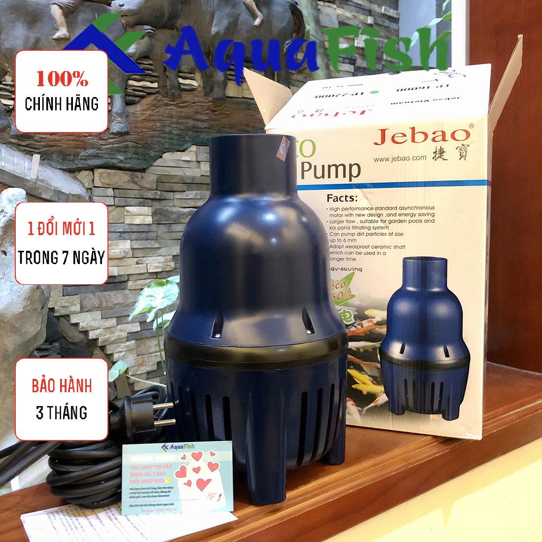 Water pump for aquarium koi jebao LP 16000 - LP 55000 (pump flow blows dedicated for aquarium ultra durable, super healthy)